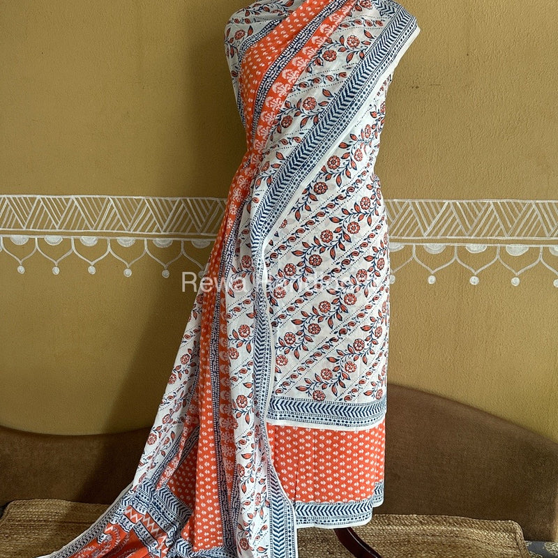  Bagh Print Cotton Suit