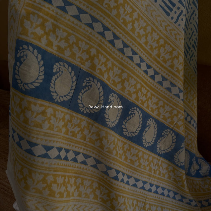 Indigo Bagh Print Suit