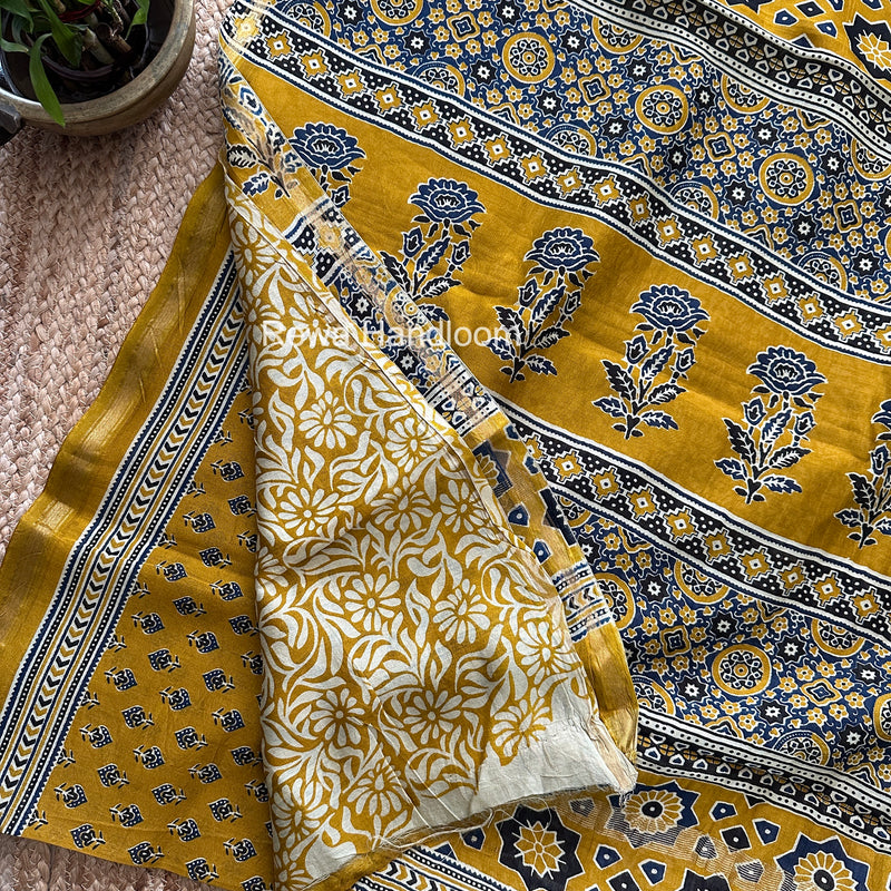 Chanderi Silk Printed Saree