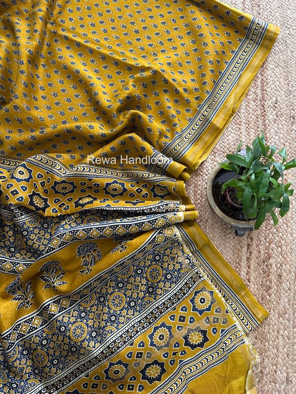  Chanderi Silk Printed Saree