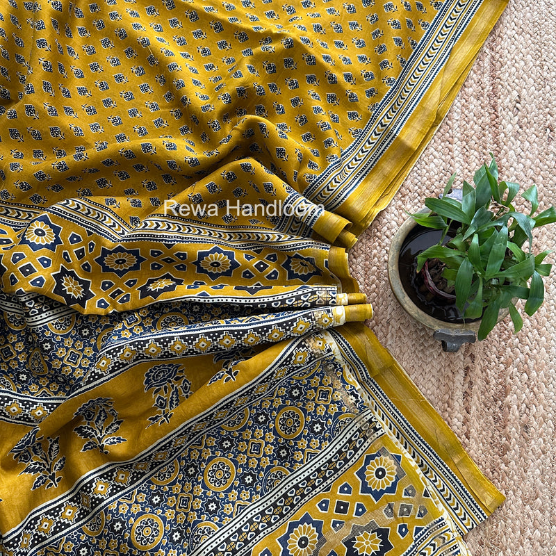  Chanderi Silk Printed Saree