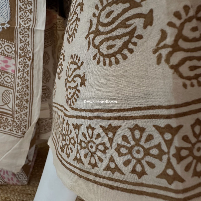 Indigo Bagh Print Suit 