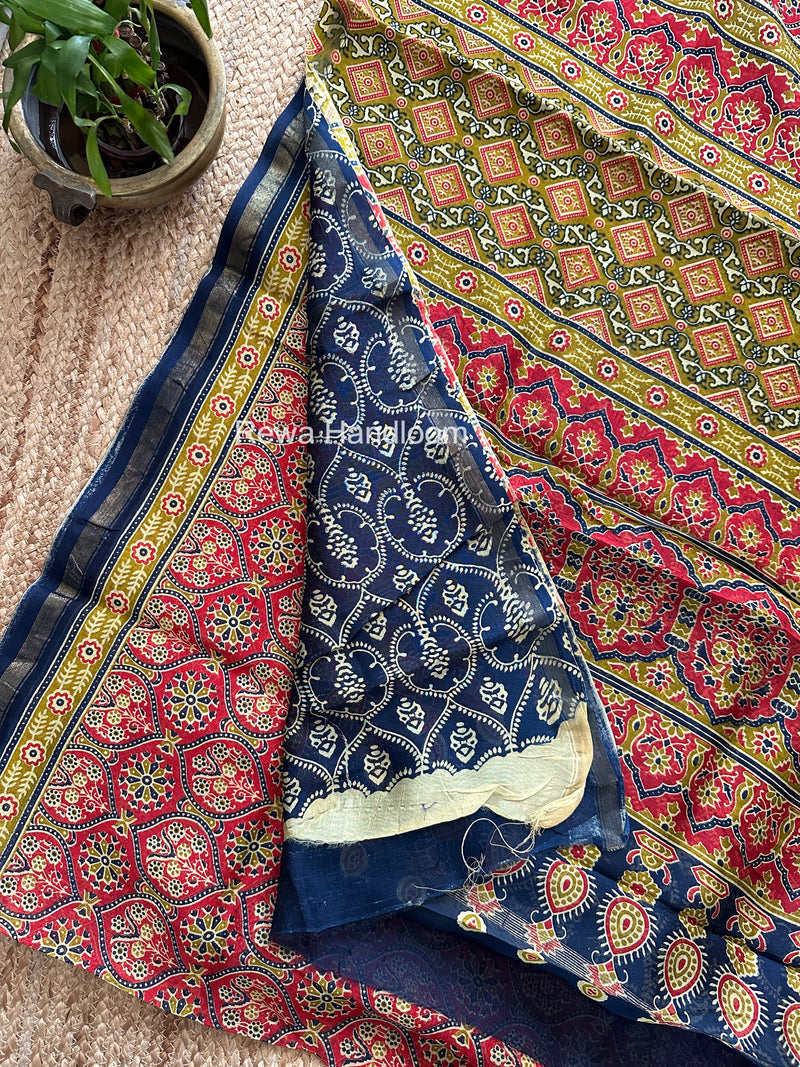  Chanderi Silk Printed Saree