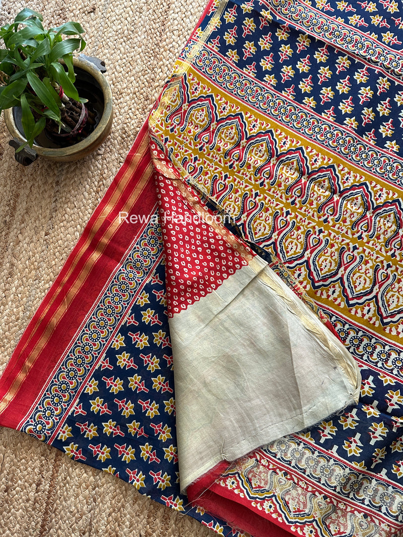  Chanderi Silk Printed Saree