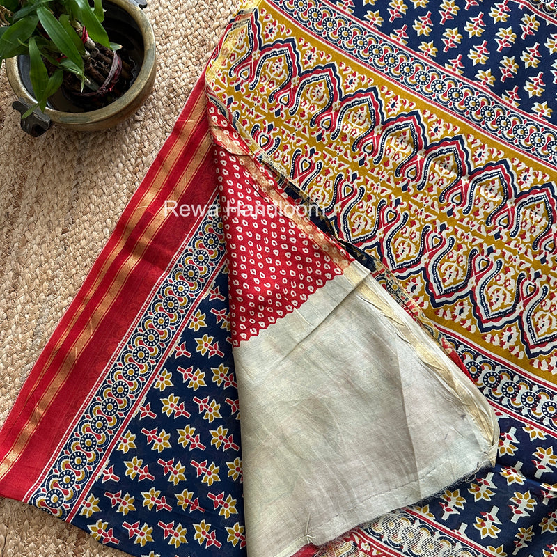  Chanderi Silk Printed Saree