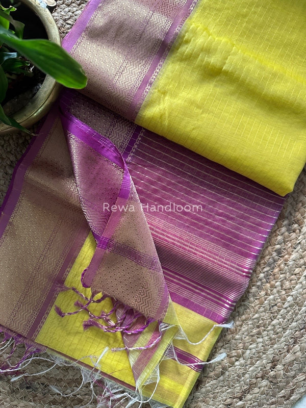 Maheshwari Zari Linning Saree