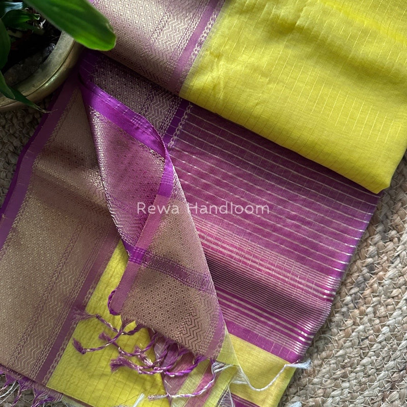 Maheshwari Zari Linning Saree