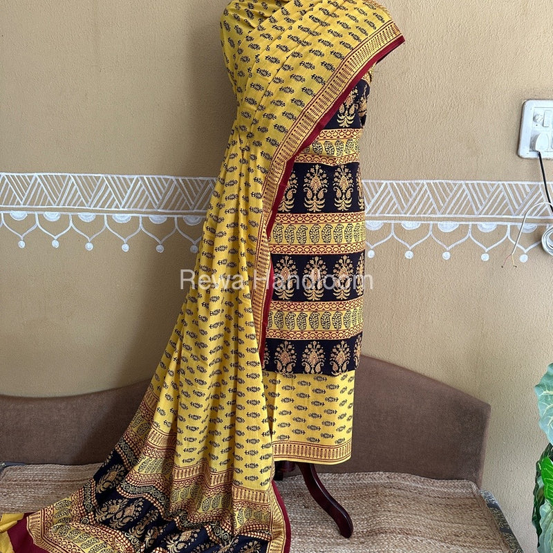  Bagh Print Cotton Suit