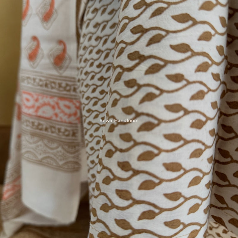 Indigo Bagh Print Suit