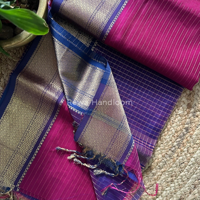 Maheshwari Zari Linning Saree