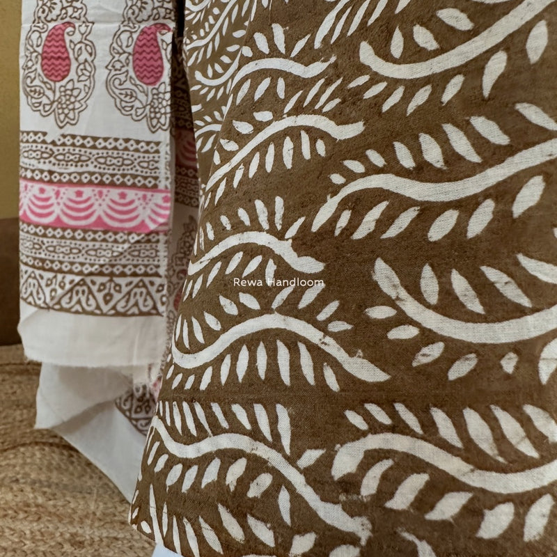 Indigo Bagh Print Suit
