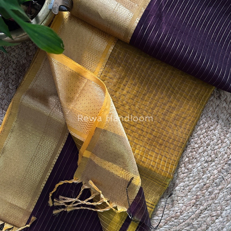 Maheshwari Zari Linning Saree