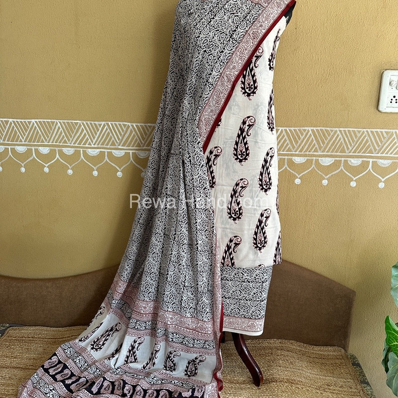  Bagh Print Cotton Suit