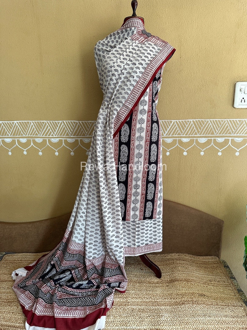  Bagh Print Cotton Suit