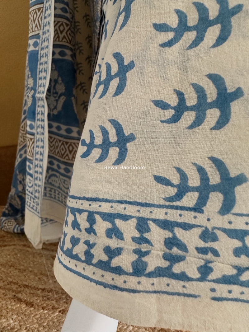 Indigo Bagh Print Suit