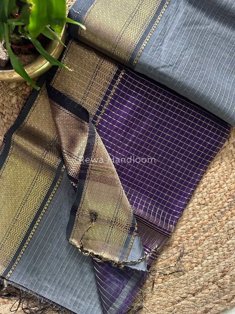 Maheshwari Zari Linning Saree