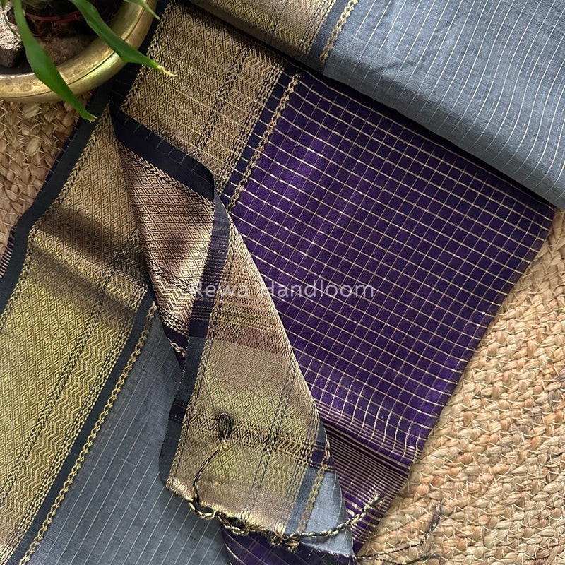 Maheshwari Zari Linning Saree