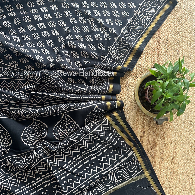  Chanderi Silk Printed Saree