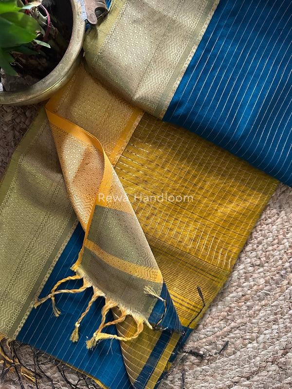 Maheshwari Zari Linning Saree