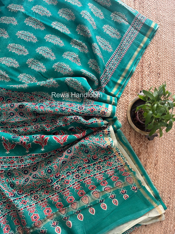  Chanderi Silk Printed Saree