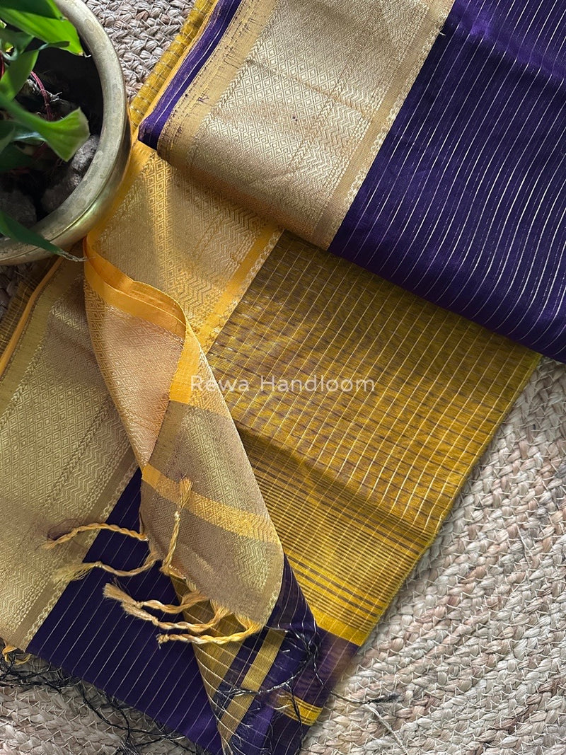 Maheshwari Zari Linning Saree