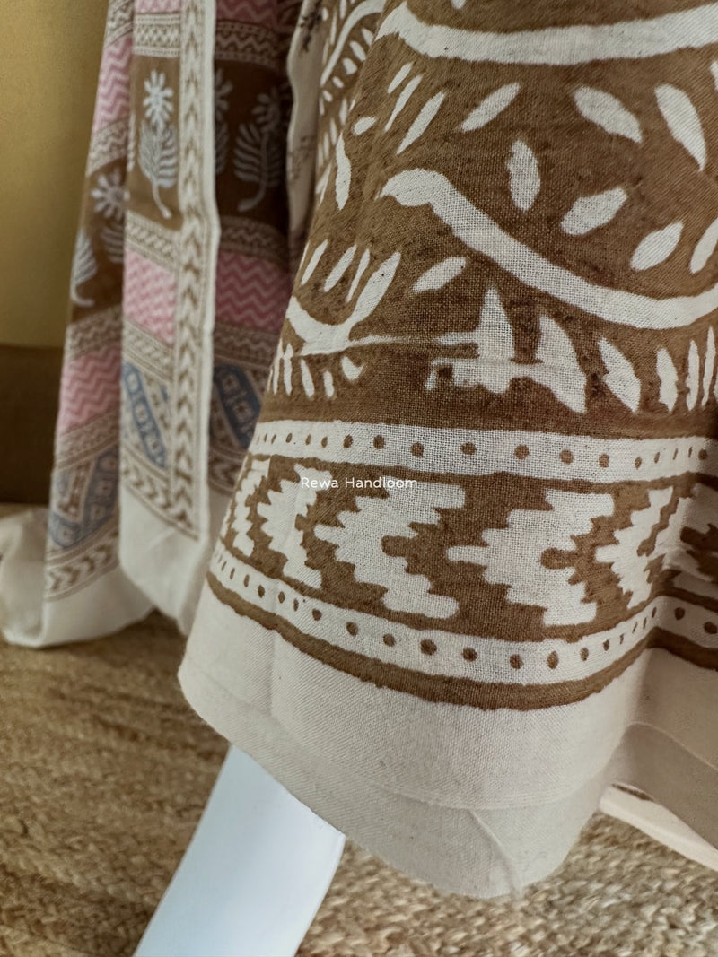 Indigo Bagh Print Suit