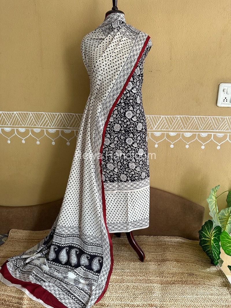  Bagh Print Cotton Suit