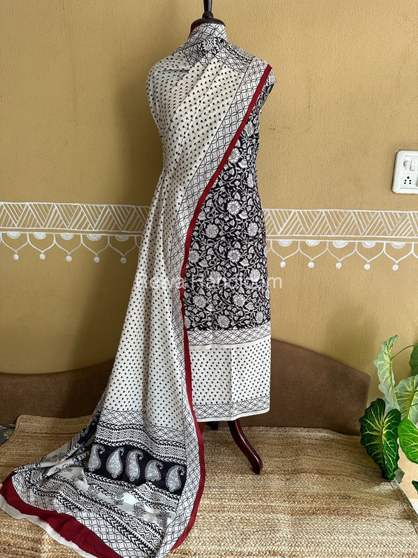  Bagh Print Cotton Suit