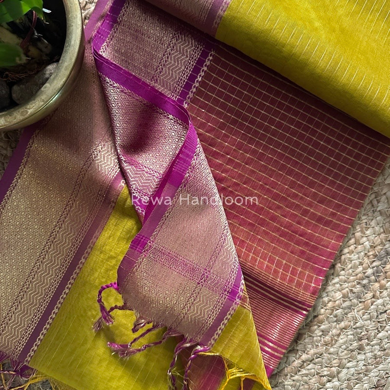 Maheshwari Zari Linning Saree