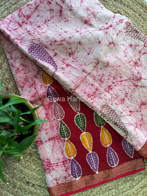 Maheshwari Batik Indonesian Print Saree