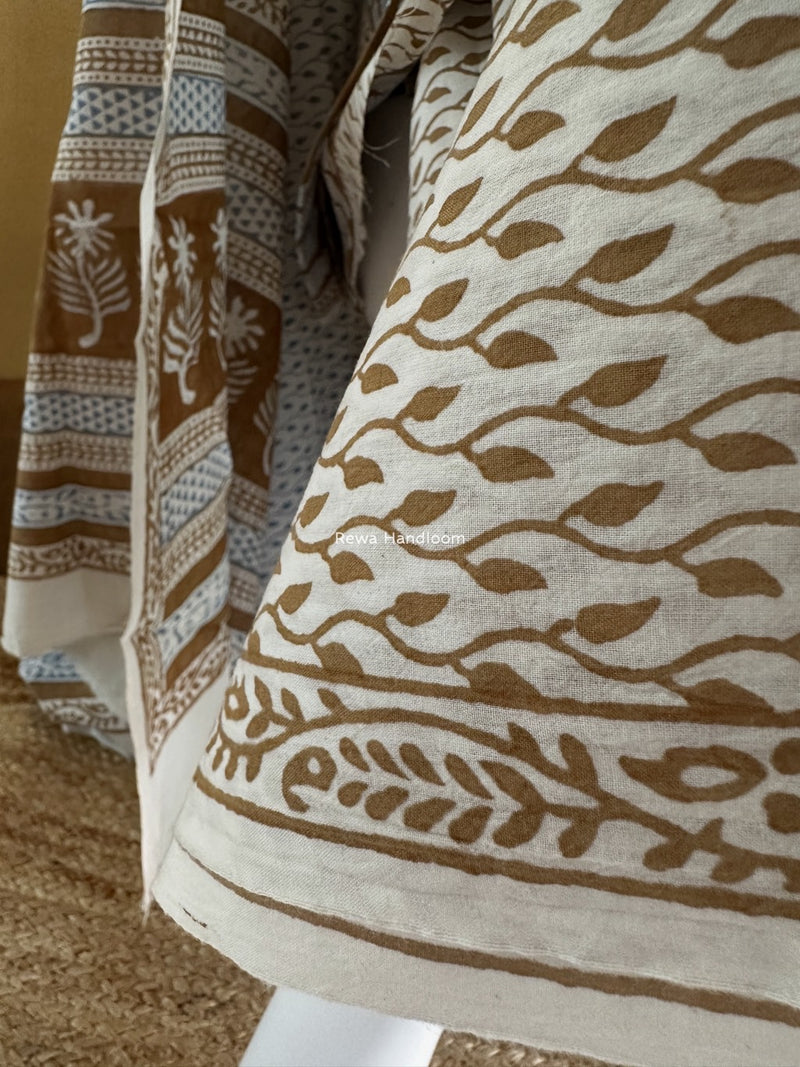 Indigo Bagh Print Suit