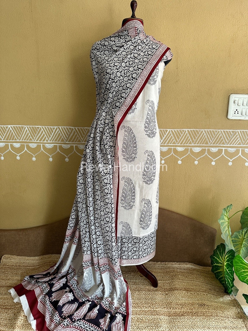  Bagh Print Cotton Suit