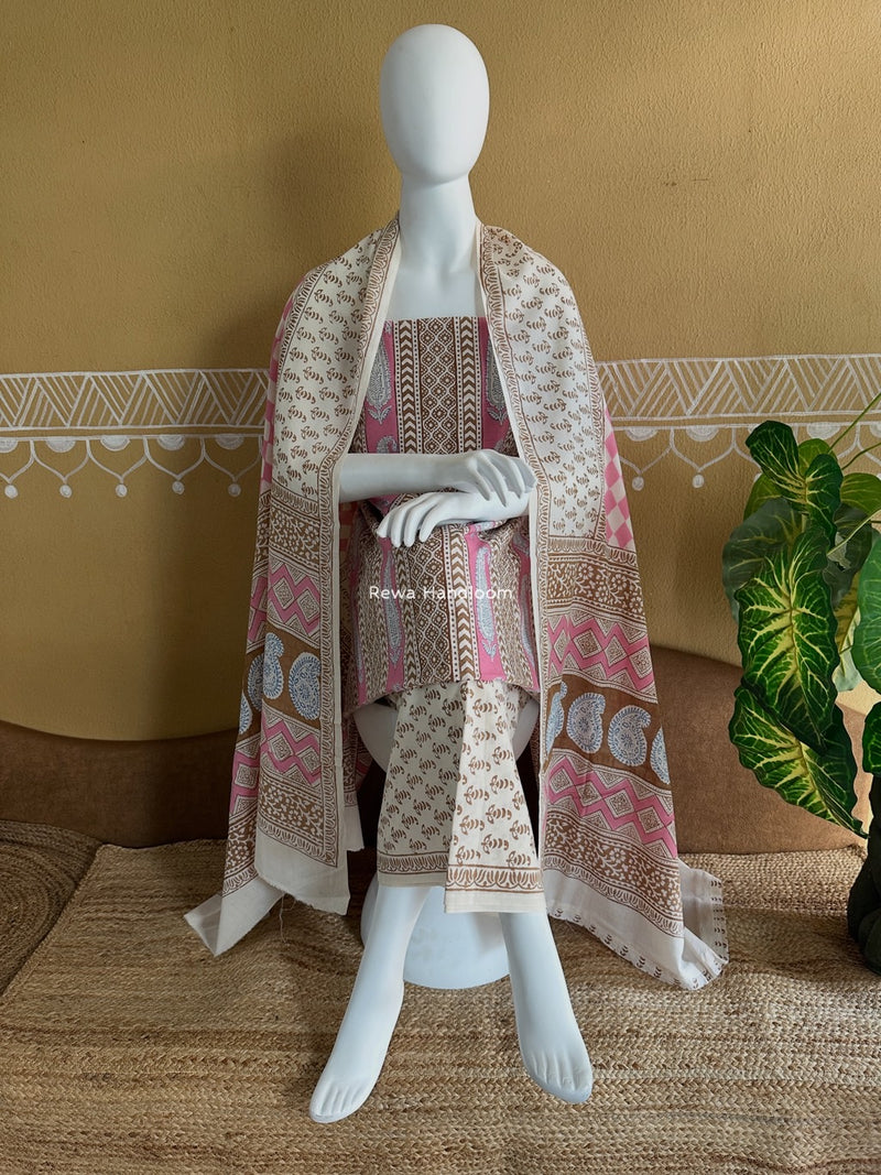 Indigo Bagh Print Suit