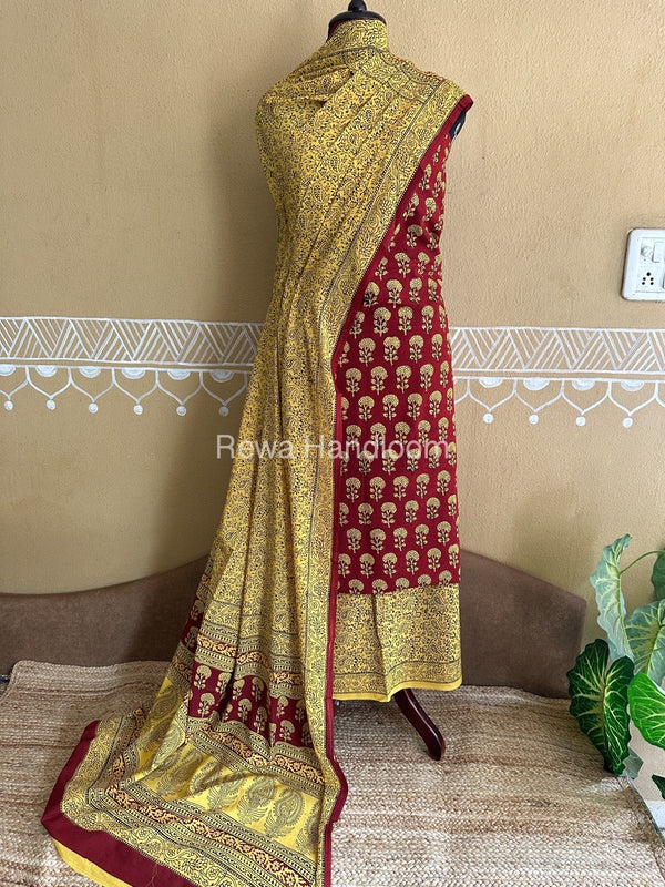  Bagh Print Cotton Suit