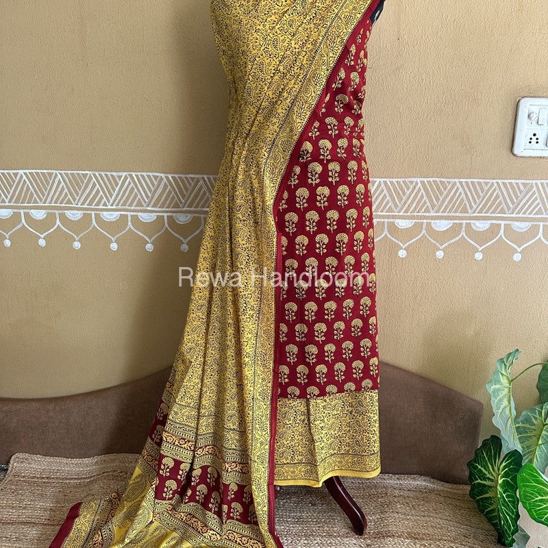  Bagh Print Cotton Suit