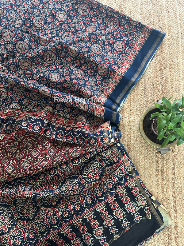  Chanderi Silk Printed Saree