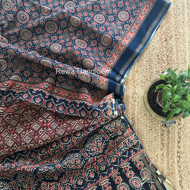  Chanderi Silk Printed Saree