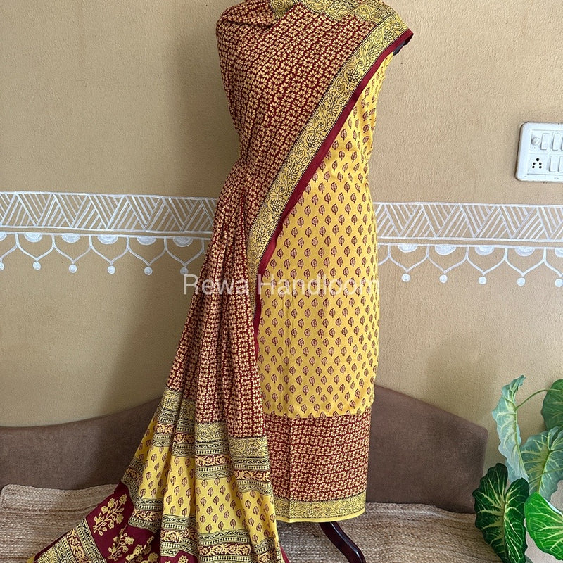  Bagh Print Cotton Suit