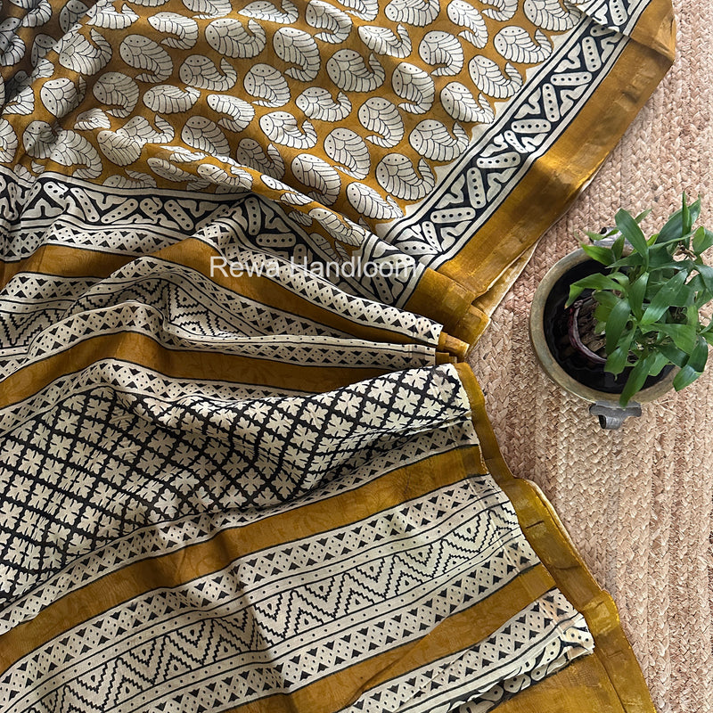  Chanderi Silk Printed Saree