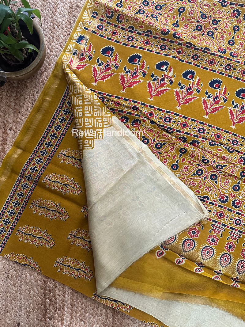  Chanderi Silk Printed Saree