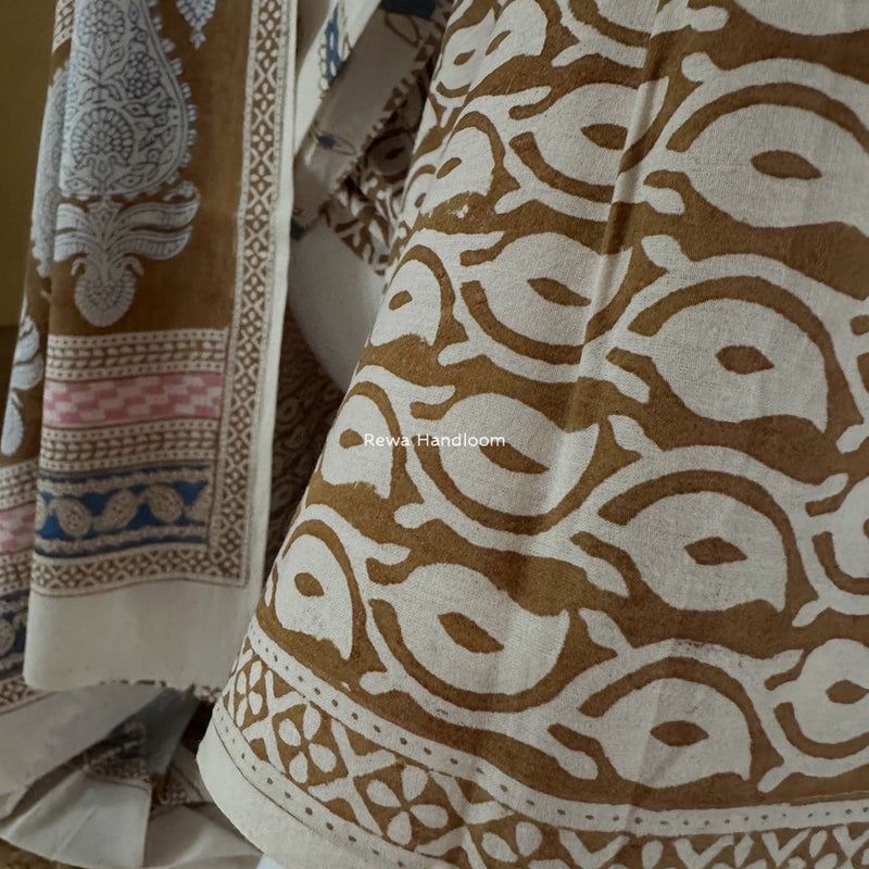 Indigo Bagh Print Suit