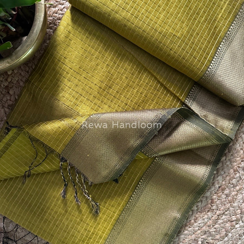 Maheshwari Zari Checks Saree