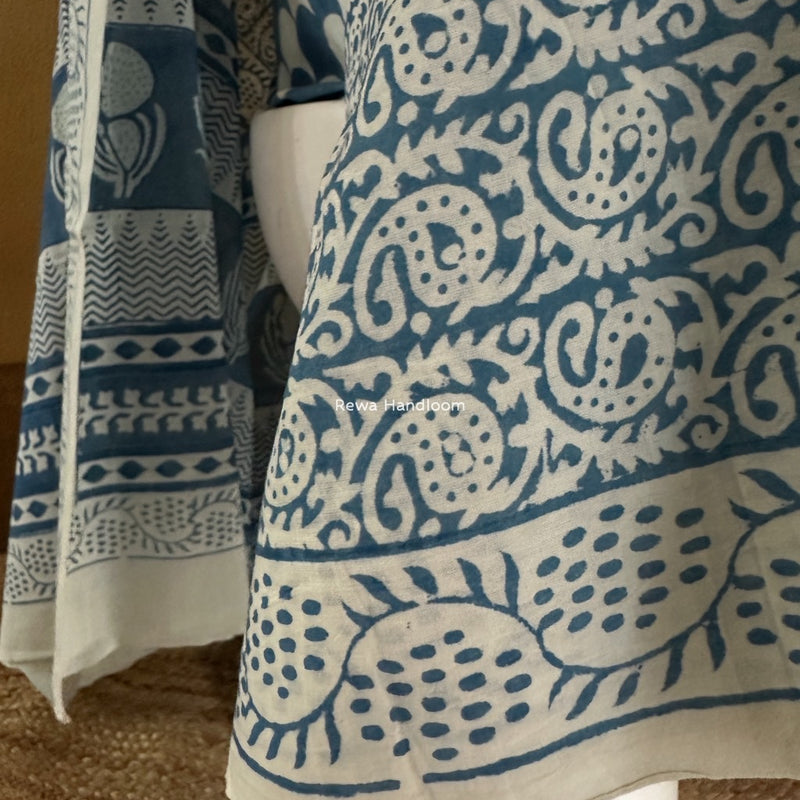 Indigo Bagh Print Suit