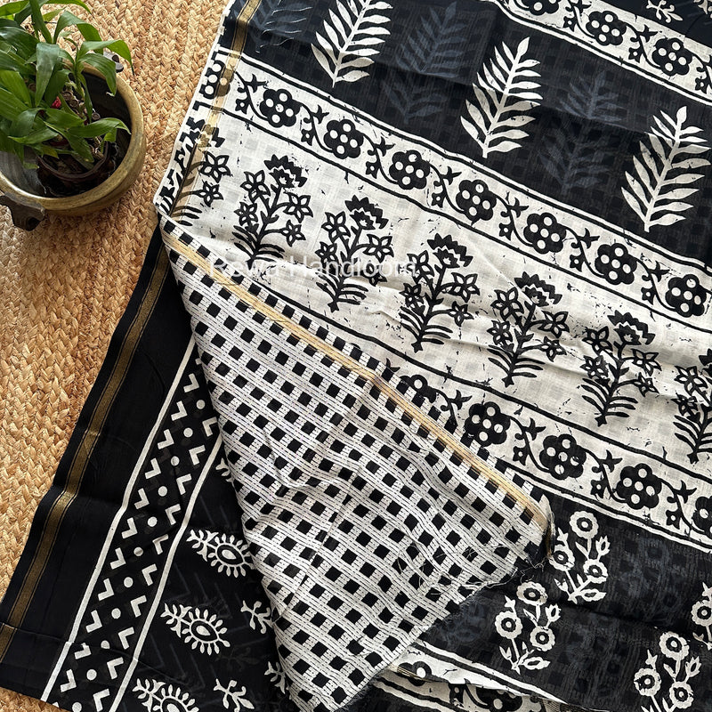  Chanderi Silk Printed Saree