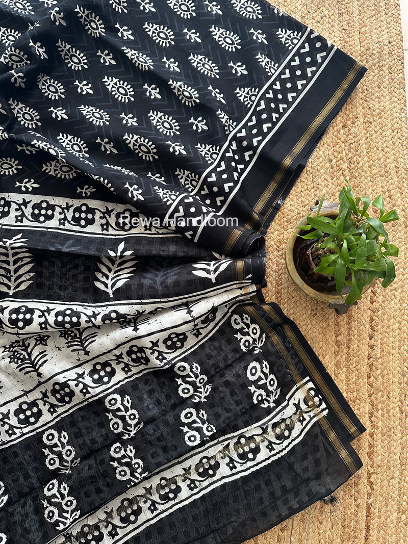  Chanderi Silk Printed Saree