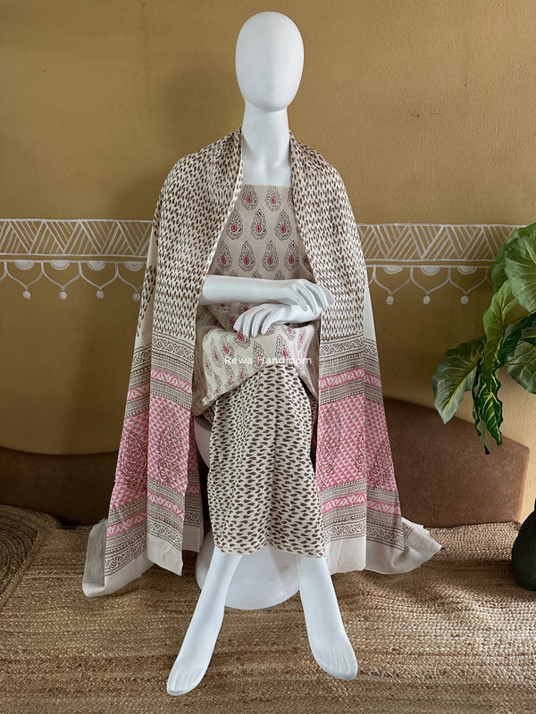Indigo Bagh Print Suit