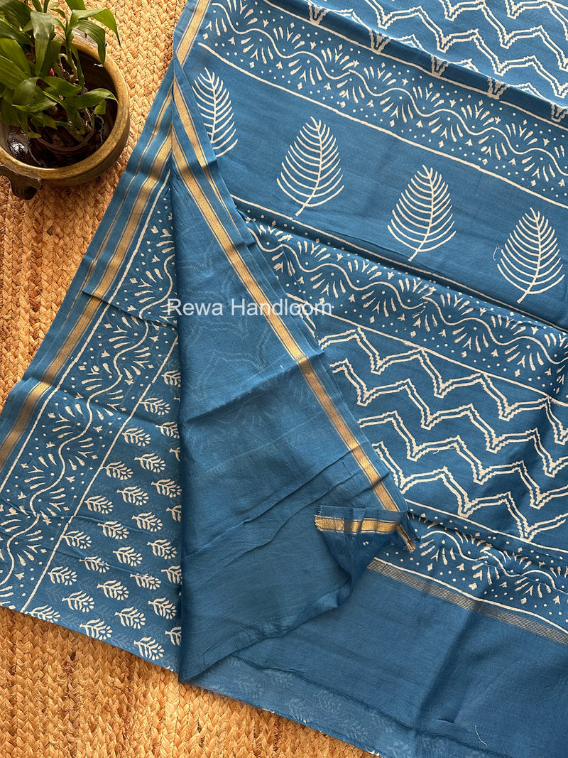  Chanderi Silk Printed Saree