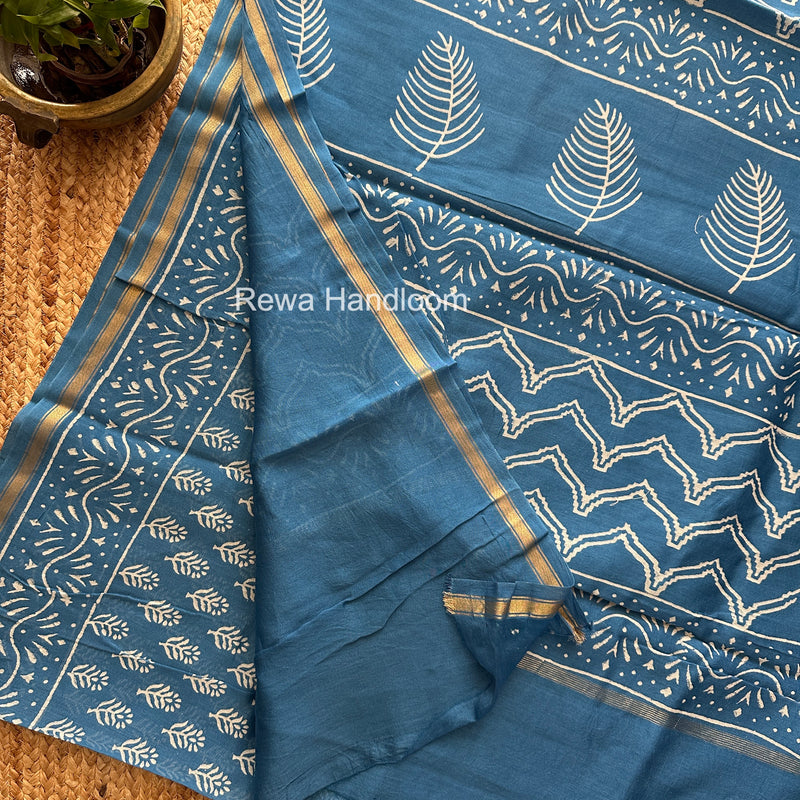  Chanderi Silk Printed Saree