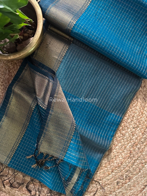 Maheshwari Zari Checks Saree