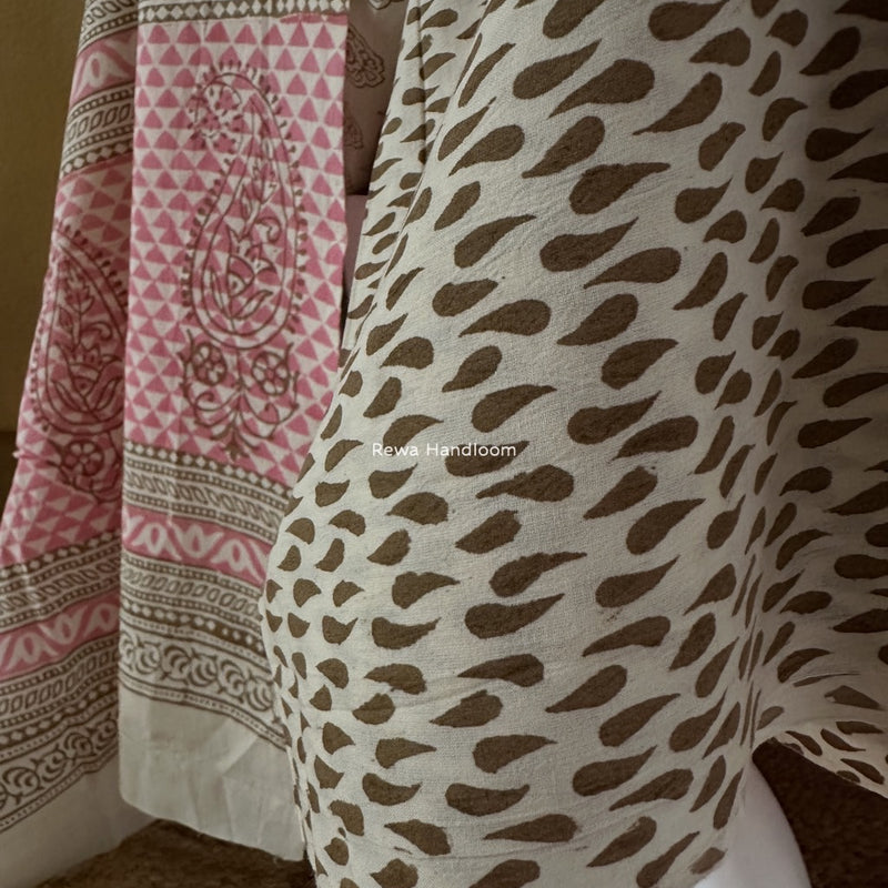 Indigo Bagh Print Suit